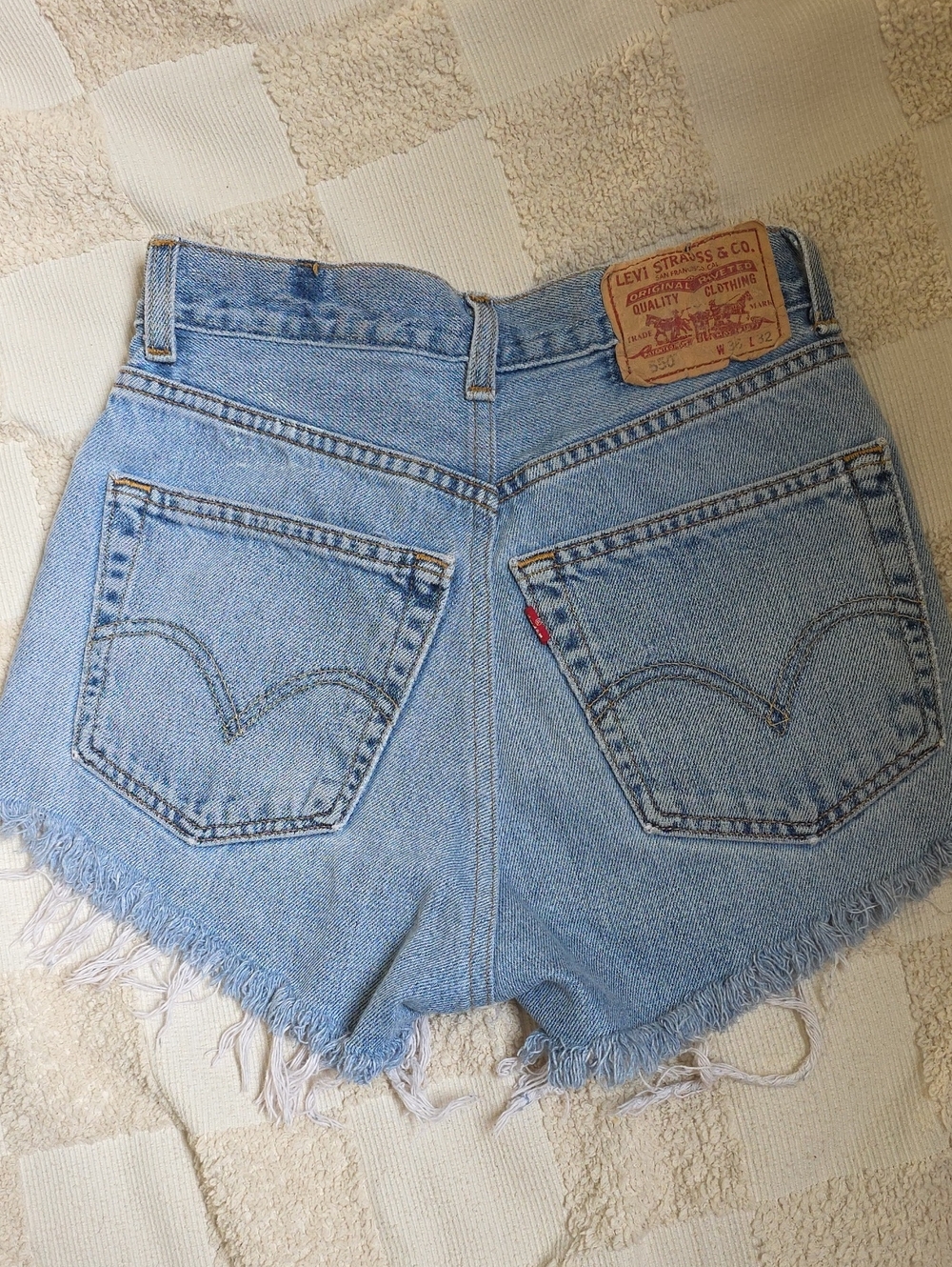 Levi's 550 Cutoff Denim Shorts 25/26